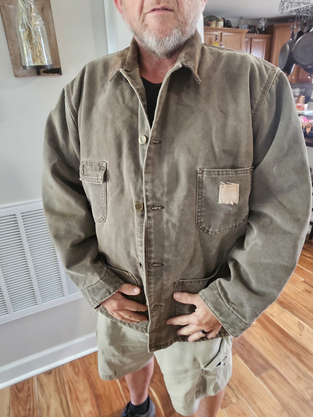 Vintage Carhartt Olive Green Canvas Field Jacket